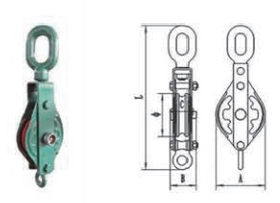 CLOSED TYPE PULLEY BLOCK SINGLE SHEAVE WITH EYE(图1) image.png