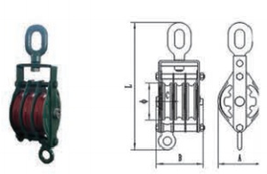 CLOSED TYPE PULLEY BLOCK TRIPLE SHEAVE WITH EYE(图1) image.png